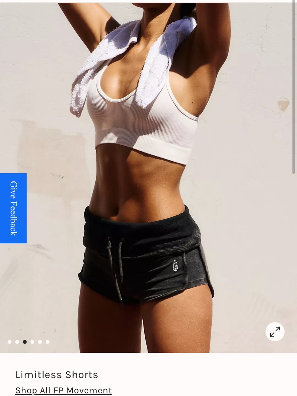 Free people movement limitless shorts - Picture 4 of 8